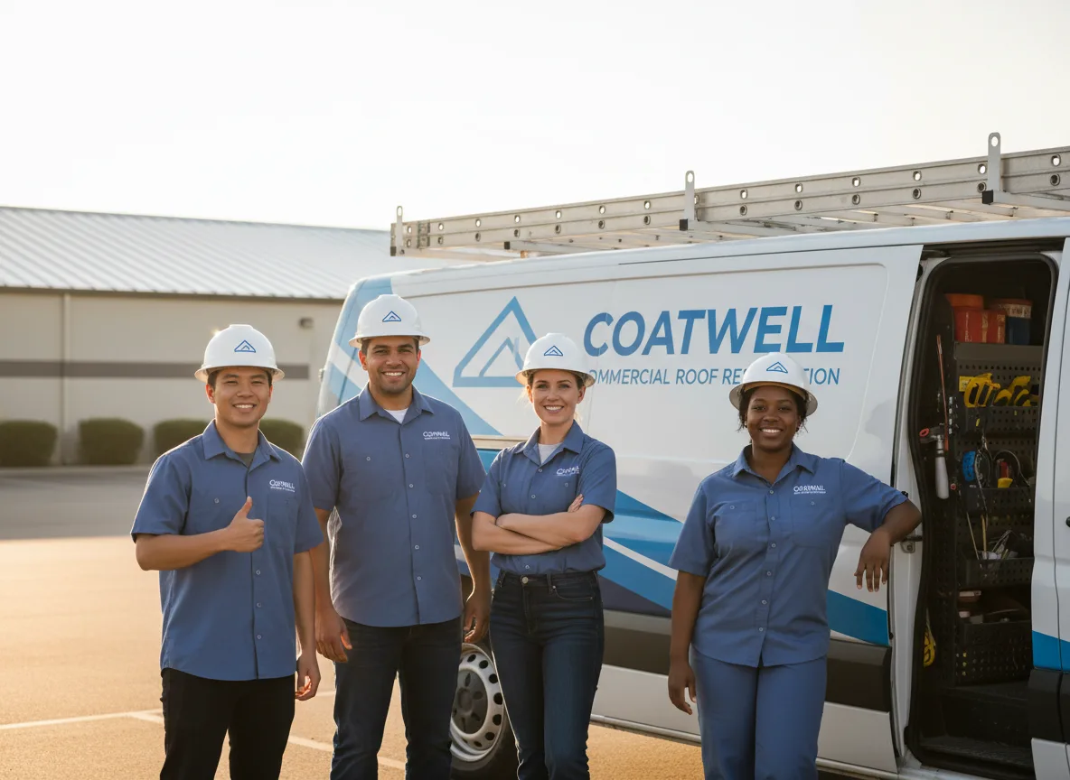Commercial roof coating company in Baird, TX